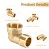 Pack of 2 Brass Elbow 1 Inch Female Thread /