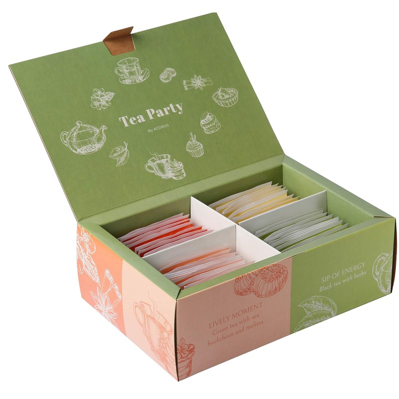 ACORUS Tea Party with 4 Different Flavors | Tea Set