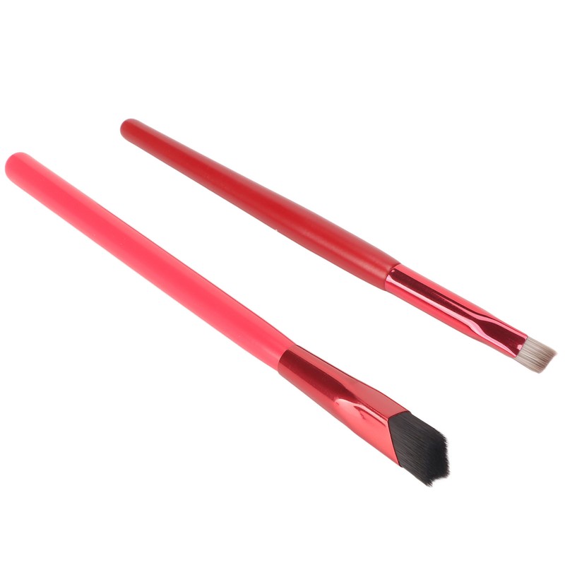 2 Pcs Eyebrow Brush Set Ultra Thin Bevel Multifunctional Makeup
