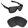 Alphax Stealth Black Polarized Replacement Lenses for Oakley Dispatch 2
