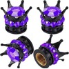 4-Piece Crown Rhinestone Tire Valve Stem Caps