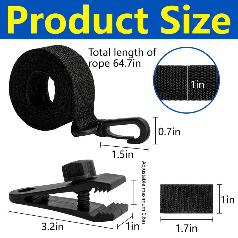 codree 24 Pcs Pool Solar Cover Reel Attachment Kit, Inground