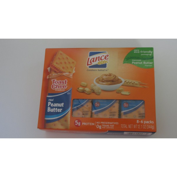 Lance Toast Chee Crackers Peanut Butter - 8 CT