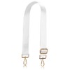 Allzedream Wide Purse Strap Replacement Crossbody Shoulder Bag Adjustable (White)