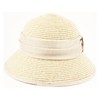 Gatsby - Gorro de lino con banda de encaje y