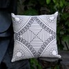 Glamm Texa Abstract decor Cushion Covers White And Gray 45cm