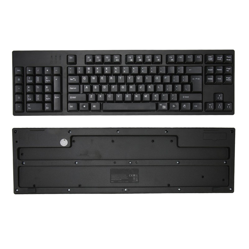 109 Key Left Hand Keyboard USB Wired 2 HUB Keyboard