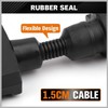 7 Pin Round Male Plug to 7 Pin Flat Female