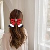 Christmas Stocking Hair Bow Clips Sparkly Sequin Christmas Hair Accessories