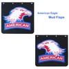 FUTAIHE Mud Flaps for Semi Trucks American Eagle PVC Tractor