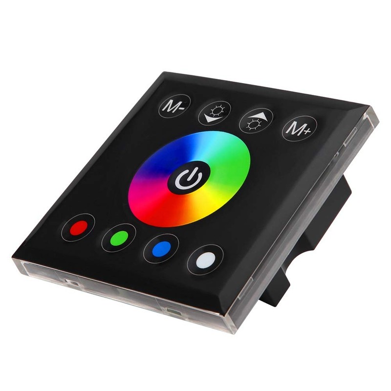 EVTSCAN LED Wall Switch Dimmer, Wall Mounted Colorful RGBW LED
