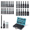 LIBRATON Magnetic Nut Driver Set, 35PCs Impact Driver Bit Set,