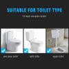 1/2" Toilet Cistern Bottom Entry Inlet Fill Valve with Sealing