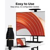 VCE HDMI Adapter 2-Pack, Mini HDMI to HDMI, 4K Support,