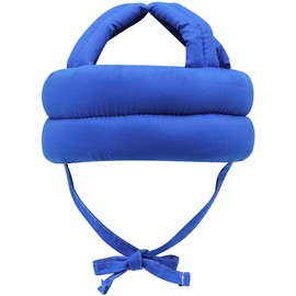 Baby Head Protector Infant Helmet No Bumps Safety Head Cushion for Crawling Walking Running, Adjustable Toddler Head Protector Safety Headguard (Sapphire Blue)