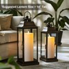 Raycare 4'' X 11'' Large Waterproof Outdoor Flameless Candle, Battery