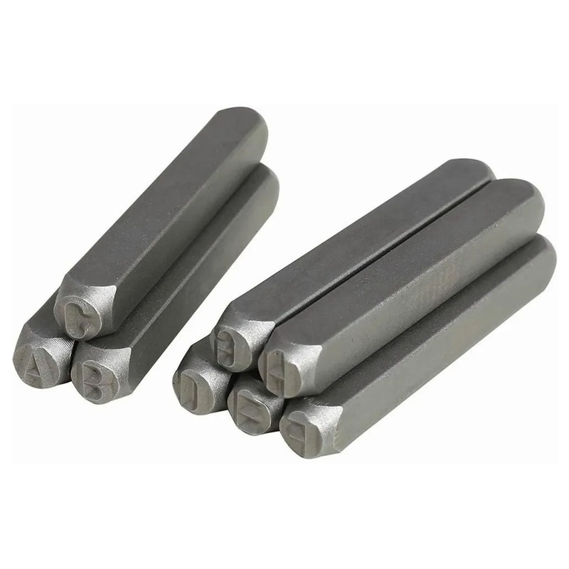 37 Pcs Steel Stamp Set 26 Letters 9 Numbers Carbon