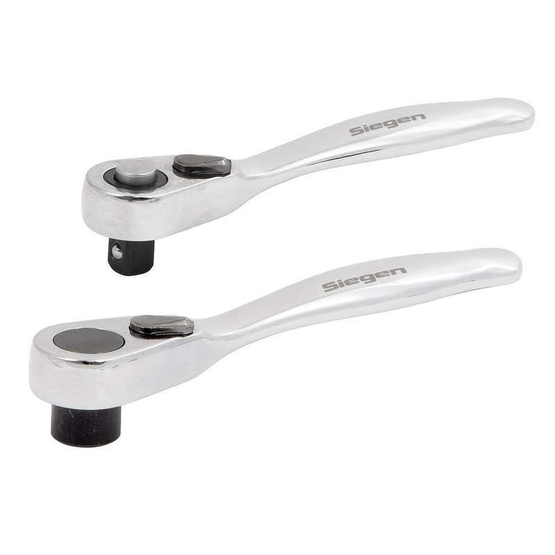 Sealey Siegen Micro Ratchet Wrench & Bit Driver Set, 2pc