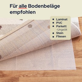 Primaflor High-Quality Non-Slip Mat for Carpets - Structure, 60 x 120 cm, Cut to Size Carpet Underlay, Washable Carpet Stop, Universal Slip Protection, Non-Slip Stop