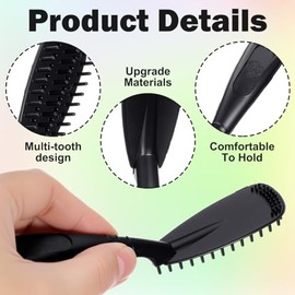 NOLITOY Hair Dye Brush Set 6Pcs Reusable Salon Coloring Comb Applicators for Professional Hair Tinting and Home DIY Highlighting Tools