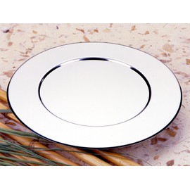 CHG 32002-48 service plate round ø 32 cm, made of stainless steel, 0.7 mm