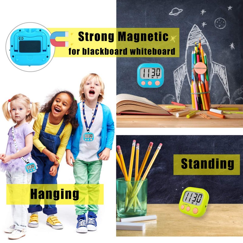 Classroom Timers for Teachers Kids Large Magnetic Digital Timer 4