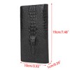 SUSHUN Men's 3D Alligator Wallet Bifold ID Card Holder Purse