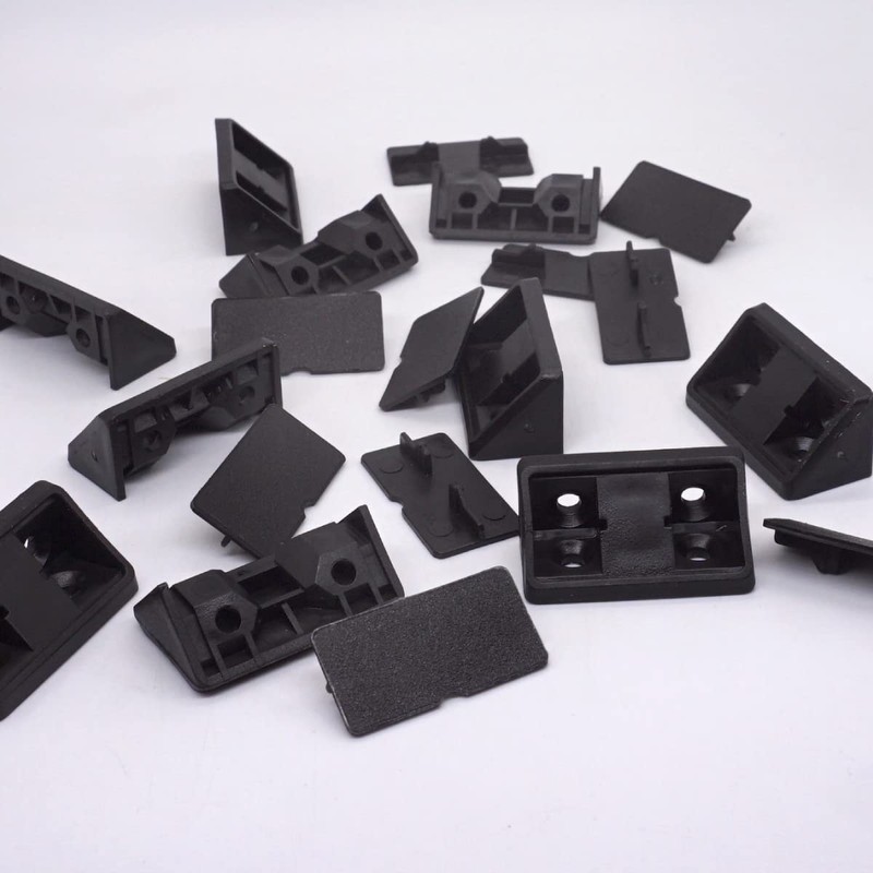 SKIR'CO (Pack of 20) Black Shelf Brackets 44 x 20