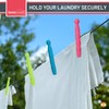 SOL 24pk Plastic Dolly Pegs For Washing Line | Heavy