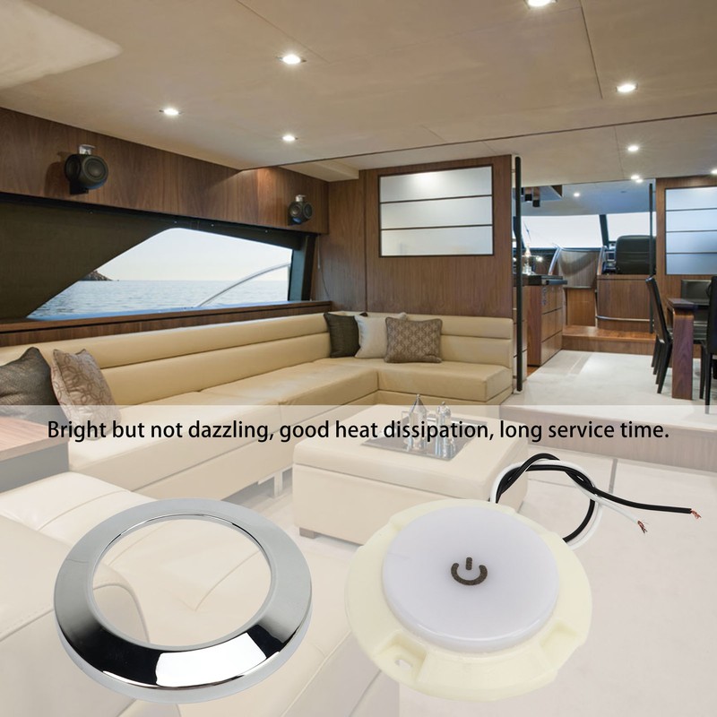 Car Reading Light 2.8inch 24V Touch Button LED Lighting Automobile