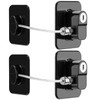 TIJTJHC Refrigerator Lock 2 Pack with Keys, No Drill Fridge