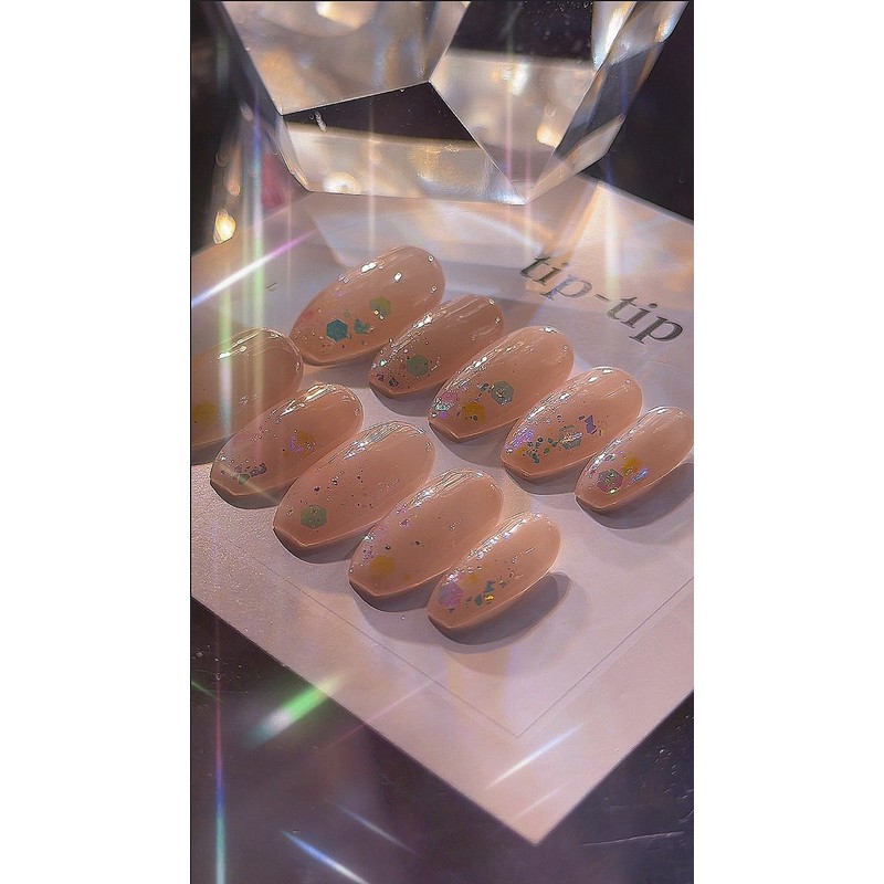 tip-tipnail tip - (Basic) Almond Egg / tip-tipnail tip -