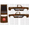 Hot Wheels Toyo tires 83 Silverado 1/64 custom water slide decal for Hot Wheels