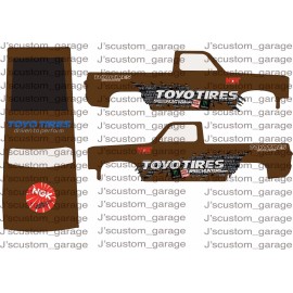 Hot Wheels Toyo tires 83 Silverado 1/64 custom water slide decal for Hot Wheels