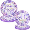 Butterfly First Birthday Decorations Girl Purple Our Little Butterfly is
