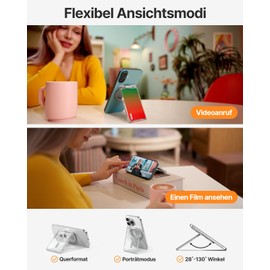 Sinjimoru M-Slim Slot Stand, crystal-clear, Minimalist