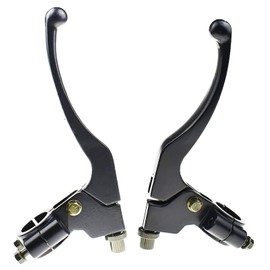 KAKO 7/8" Clutch Brake Handle Lever Perch, Left Right Brake Clutch Lever Perch, Black Universal Clutch Lever for Honda CR XL XR CRF XR80 XR100 CRF70 CRF50 CRF80 CRF100 CRF150 Dirt Bike Brake Lever