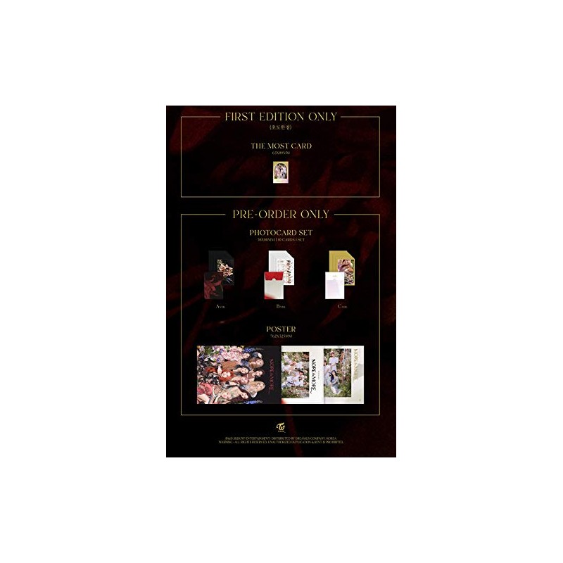 JYP Twice - More & More (9th Mini Album) Album+Extra