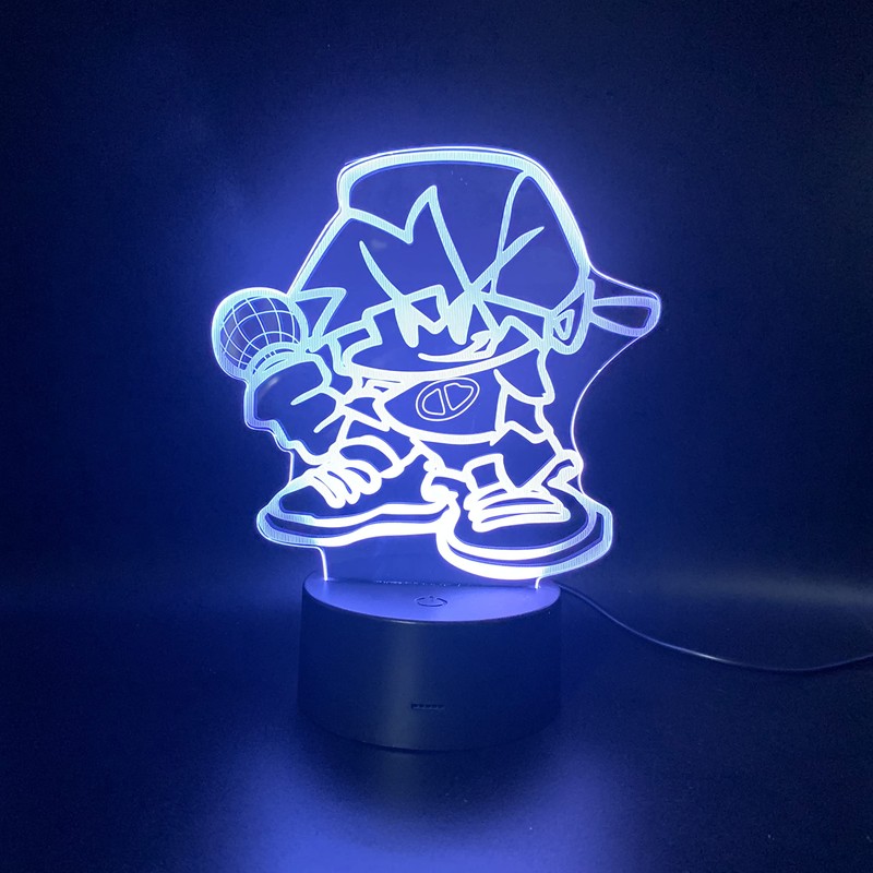 Wolostore Friday Night Funkin LED Video Game Lamp Colour Changing