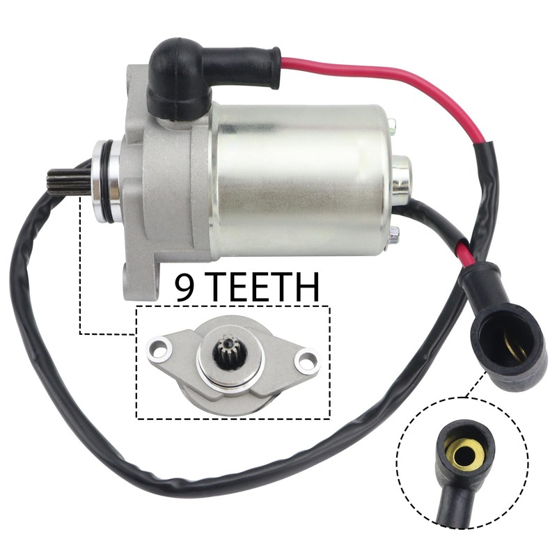 Shamofeng Starter Motor Combo Kit for Polaris Outlaw 50 2008-2019,