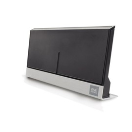 One For All Amplified Indoor Digital TV Aerial - Ready to receive Freeview and Analogue TV Signals within a range of 15 miles - Full HD ready and 4K Ultra HD compatible- HDTV Antenna – black - SV9385