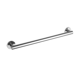 KIBI 24 Inch Stainless Steel Bathroom Safety Grab Bar | Straight Shaped Grab Bar for Bathtubs and Showers, Shower Safety Grab Bars for Seniors, Wall Mounted Anti-Slip Support (Chrome, KGB1124)
