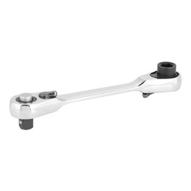 1/4 Inch Mini Socket Ratchet and Bit, Dual Use Wrench, Screwdriver Torque Wrench with 72 Reversible 72 Tooth Drive Ratchet with Bit Driver