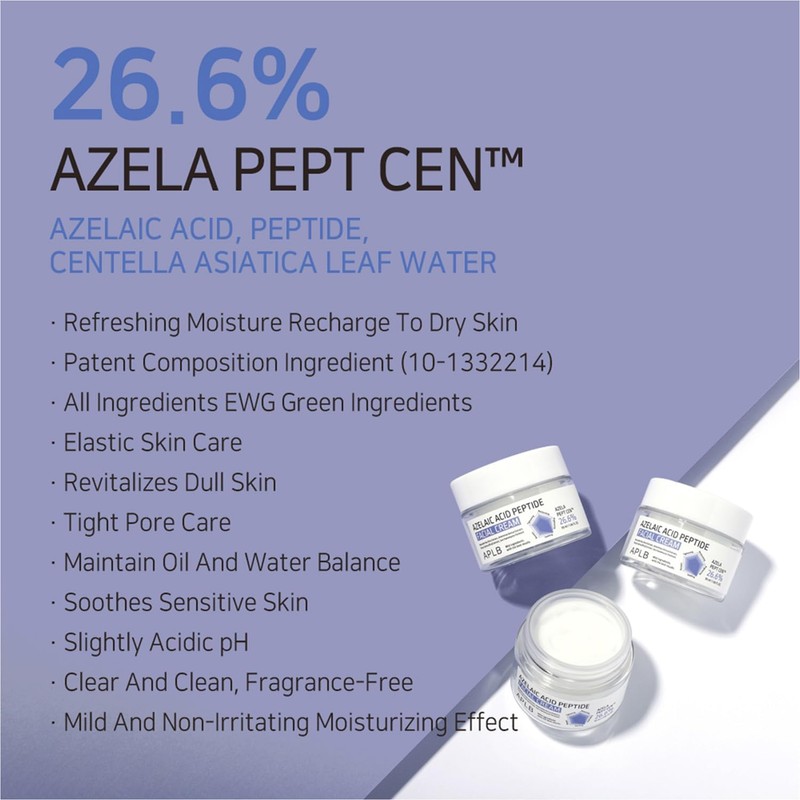 Crema Azelaic acid peptide facial cream 55ml