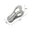 Luoyanye 15 Pcs Soft Grip Plastic Clothes Pegs for Indoor/Outdoor
