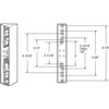 Prime-Line C 1056 Universal Sliding Door Outside Pull, Diecast Construction,