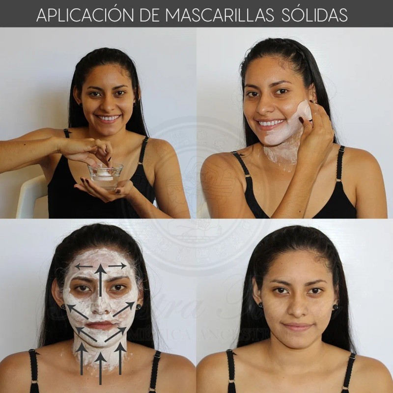 Mascarilla Facial Sólida Anti-acné Carbón Activado