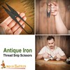 Lord Of Battles Iron Scissors Hand-Forged Iron Thread Snips/Sheers Fully