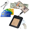 Boshiho Men's Commuter Passcase, Genuine Leather, 5 Card Case, Employee