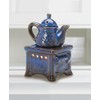 Koehler 10017714 5.375 Inch Teapot Stove Oil Warmer Blue